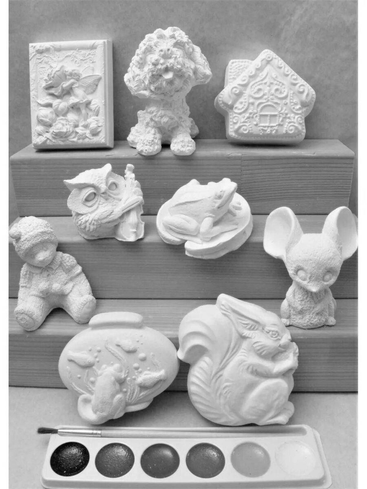 Photo Mysterious gypsum coloring page