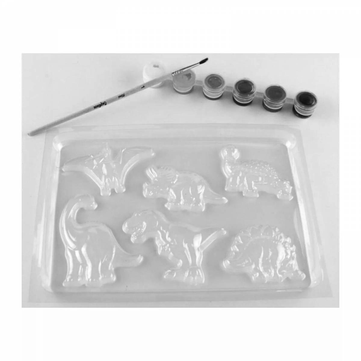 Photo Mysterious plaster coloring