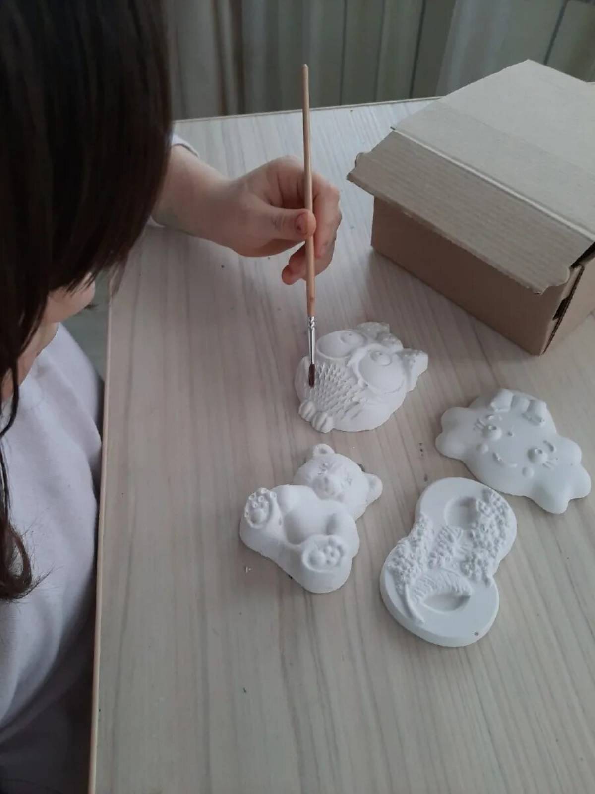 Photo Innovative gypsum coloring page