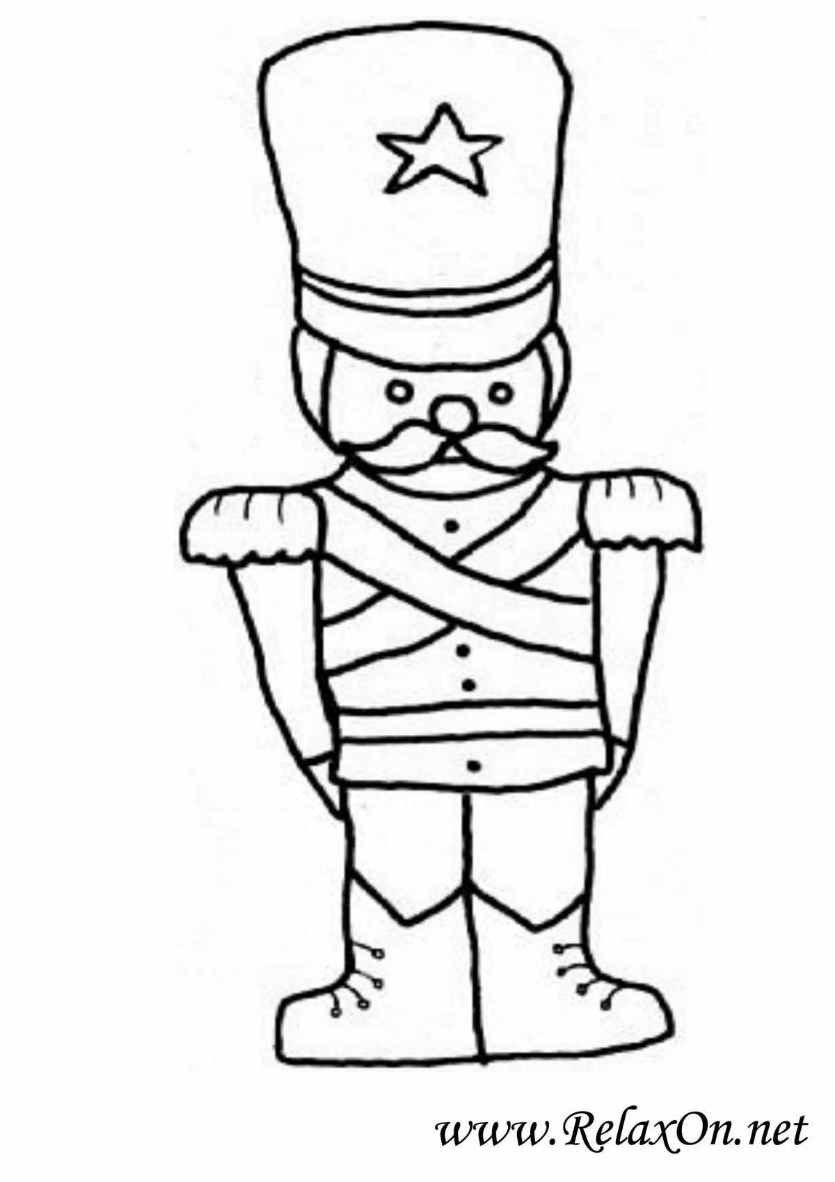 Tempting tin soldiers coloring pages