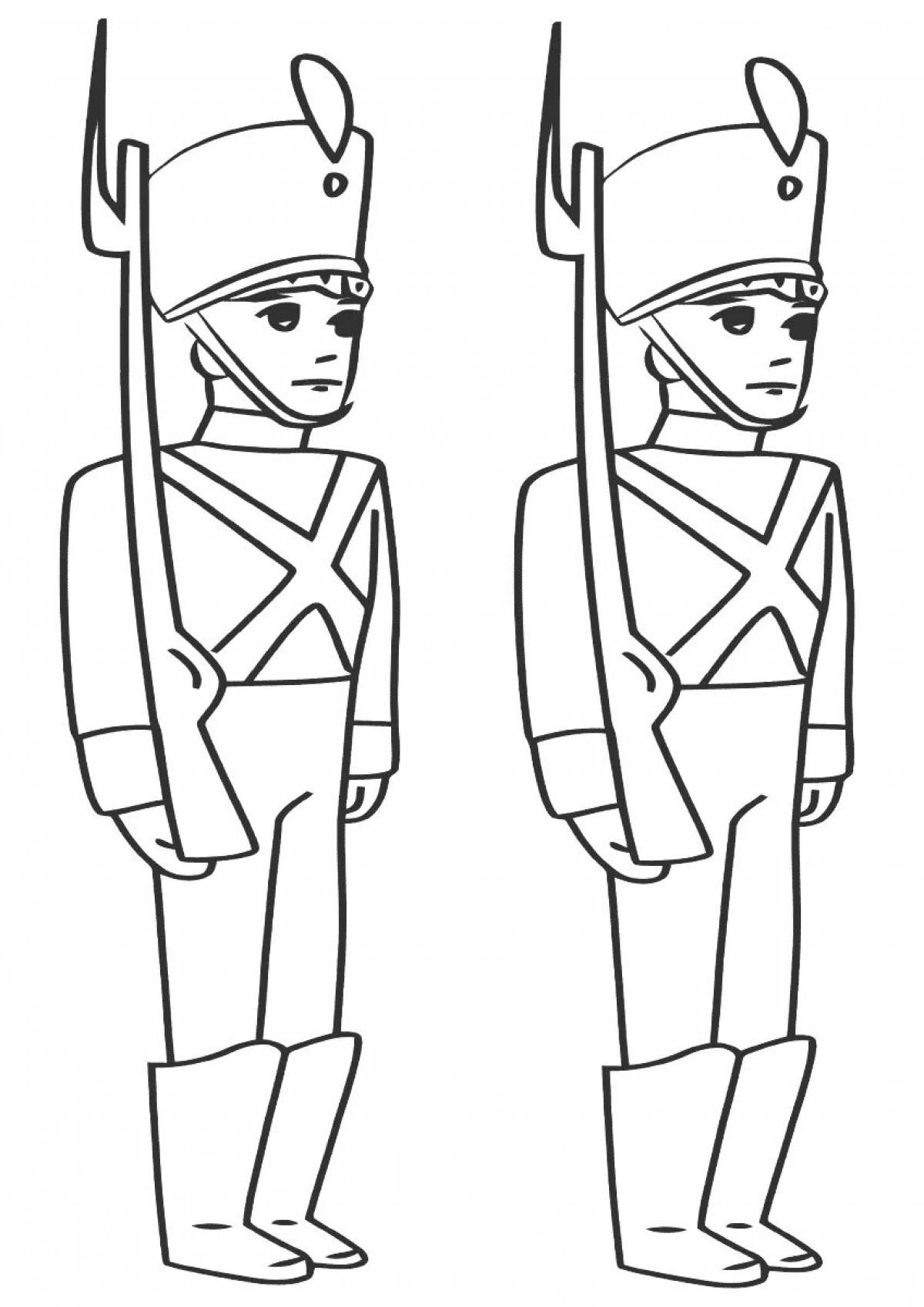Courtesy coloring pages tin soldiers