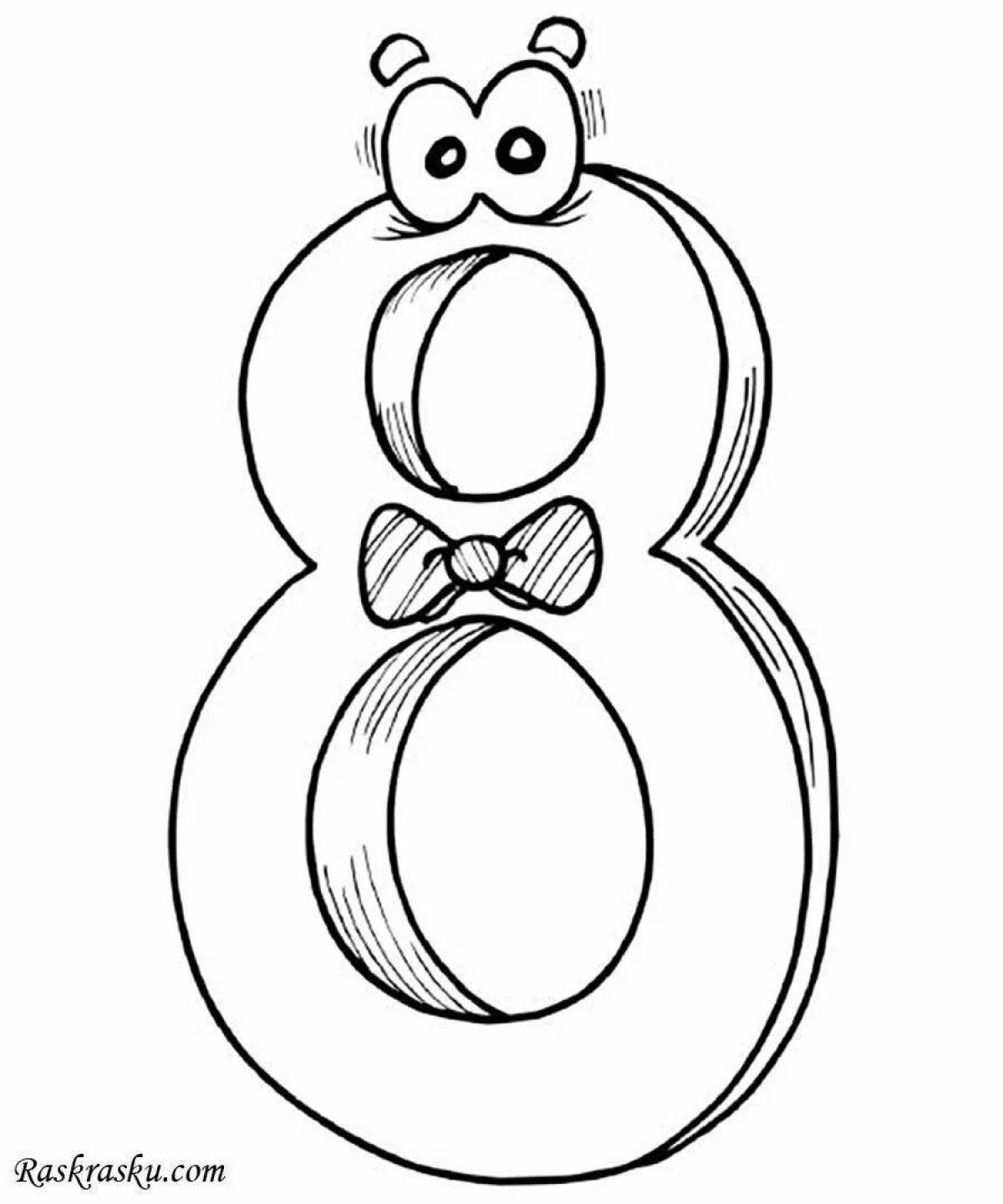 Sparkling coloring page number 8