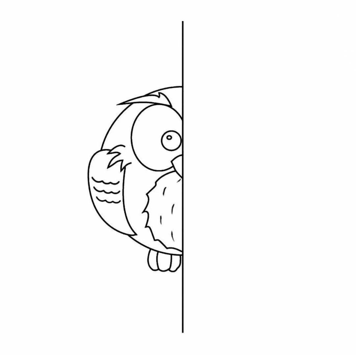 Color-filled half of the thumbnail page