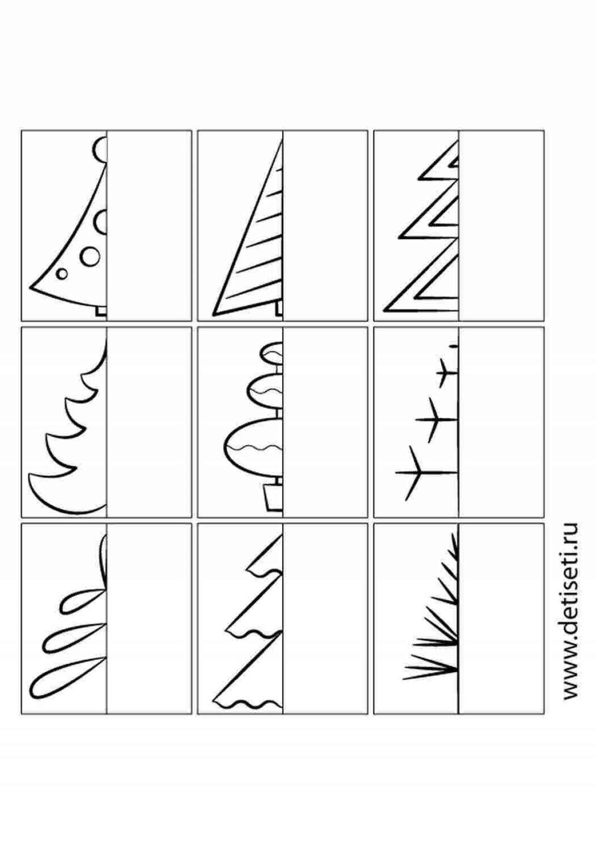 Bright half coloring