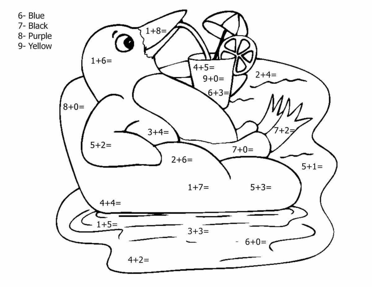 Coloring complex mat