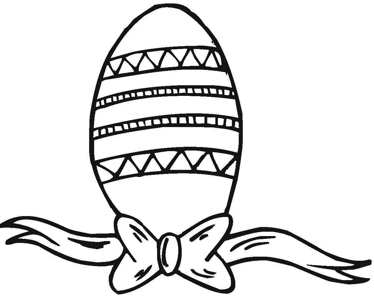 Enchanting Easter symbols coloring pages