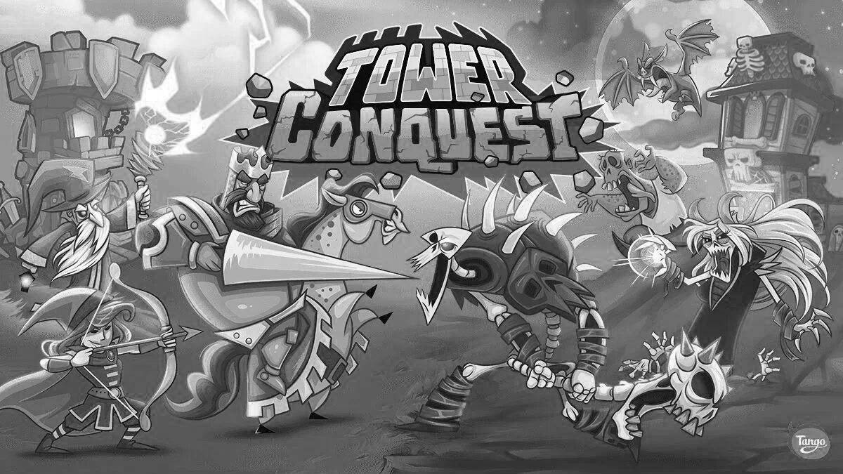 Great coloring tower conquest