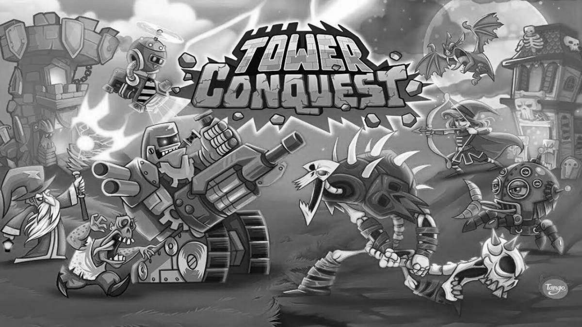 Royal coloring tower conquest
