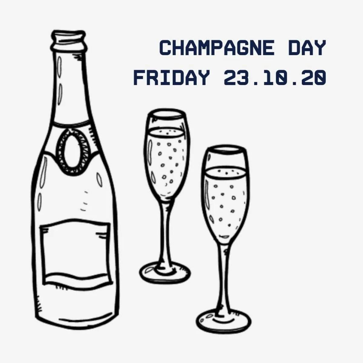 Champagne bottle #11