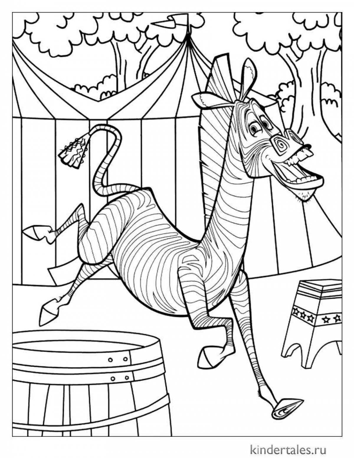 Fabulous Madagascar coloring book 3