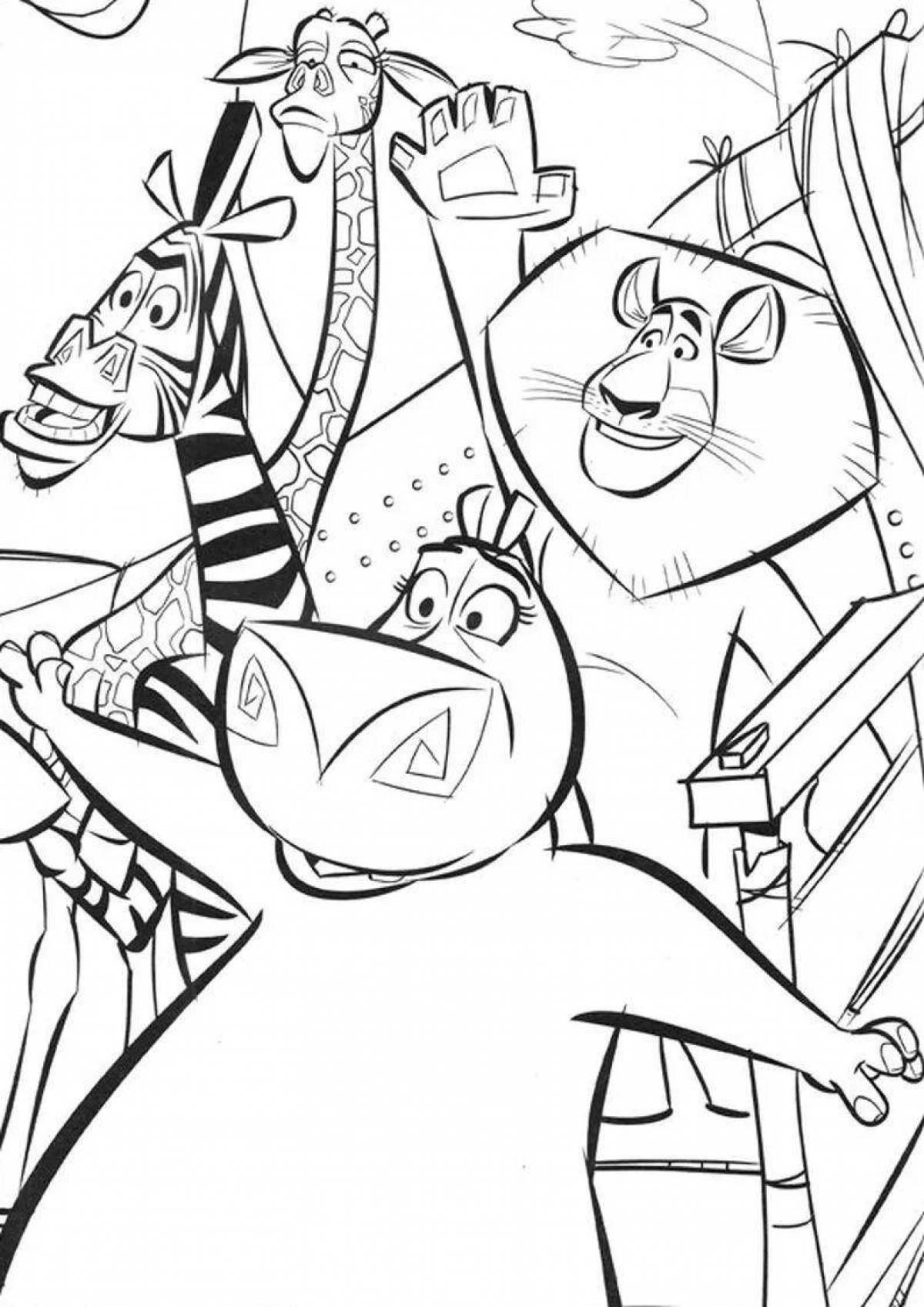 Dynamic madagascar 3 coloring