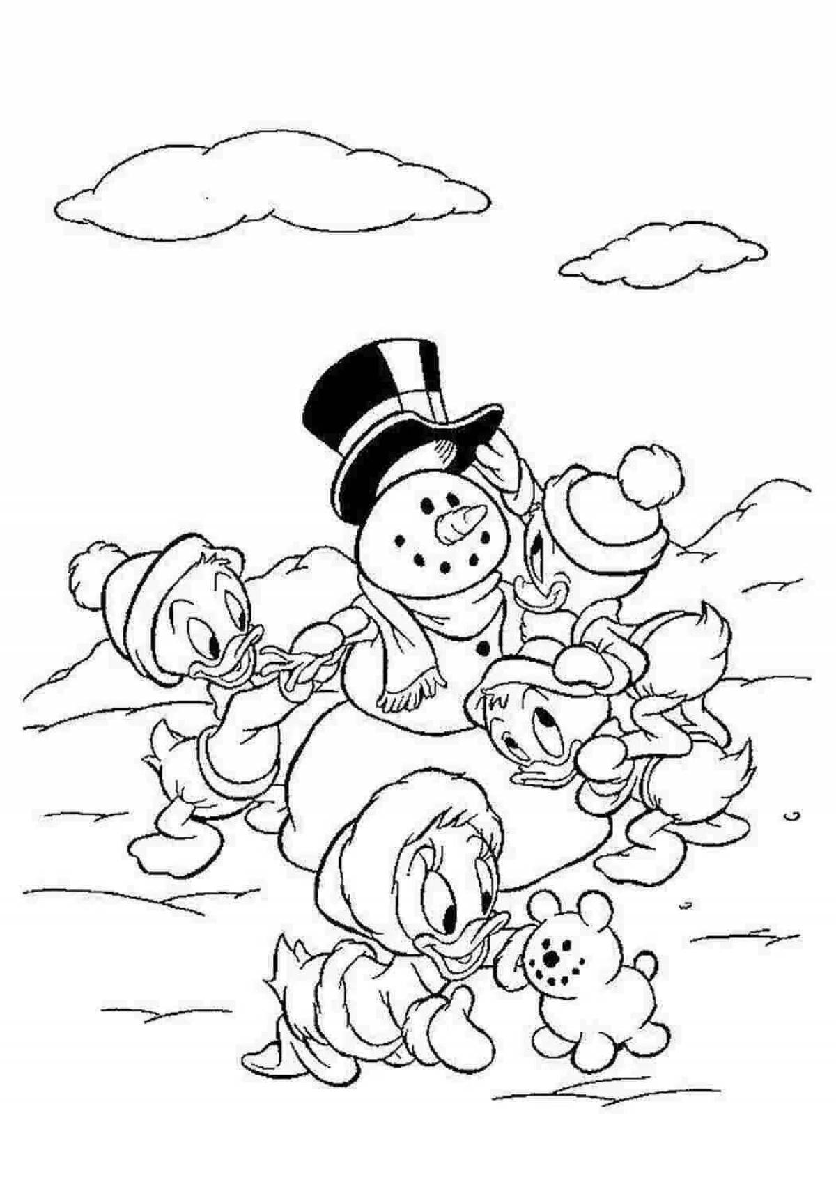 Coloring page marvelous twist mcduck