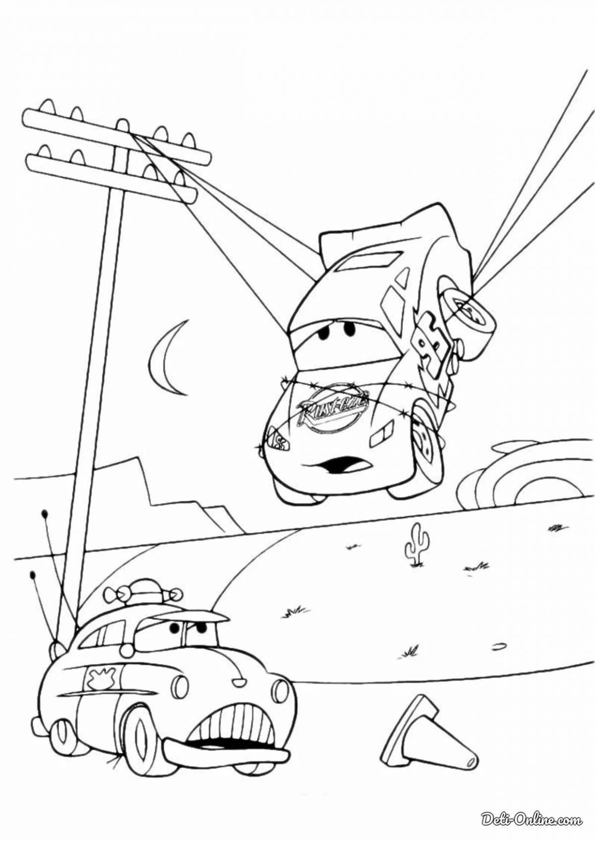 Adorable McQueen Brooke coloring book