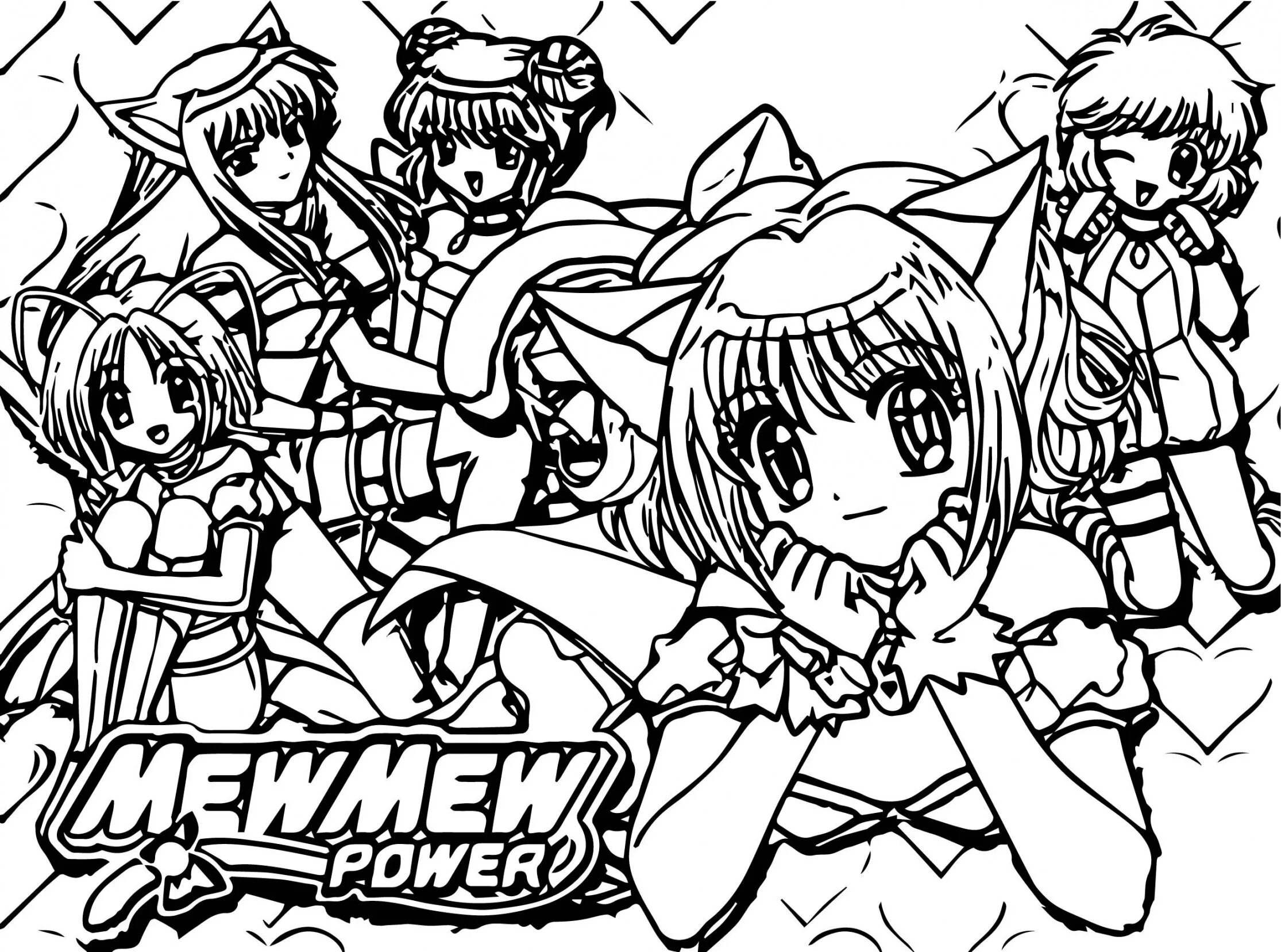 Dazzling Power coloring page