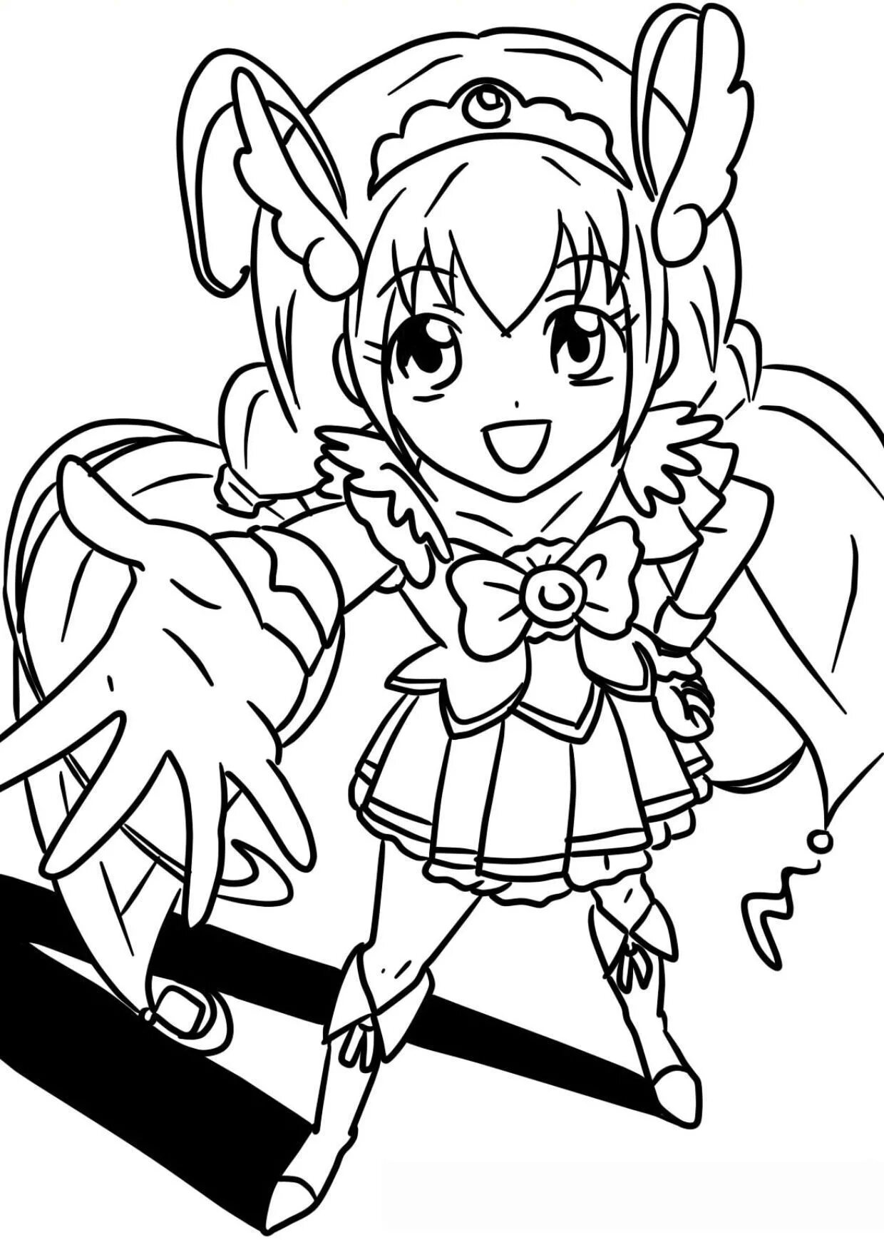 Glittering Power coloring page