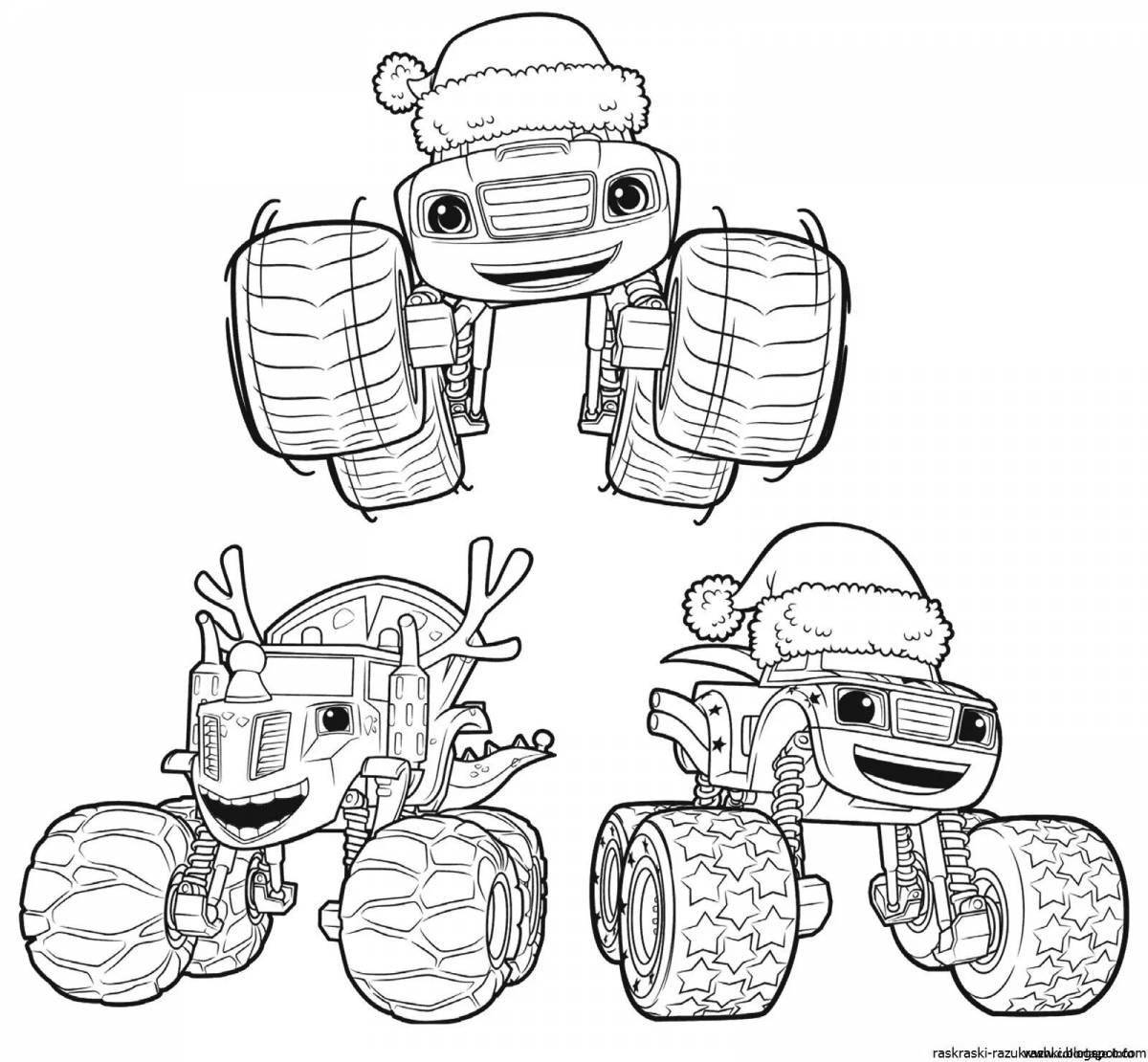 Coloring radiant flash