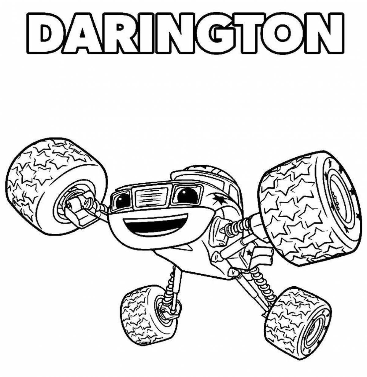 Bold flash coloring page