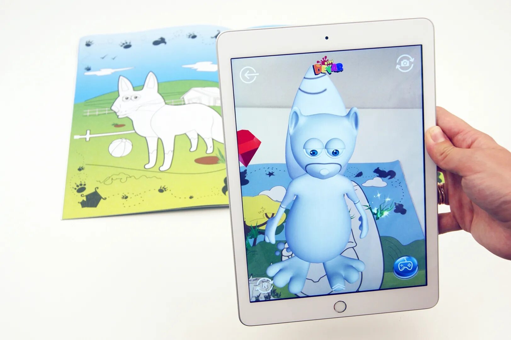 Awesome 3d apps coloring page