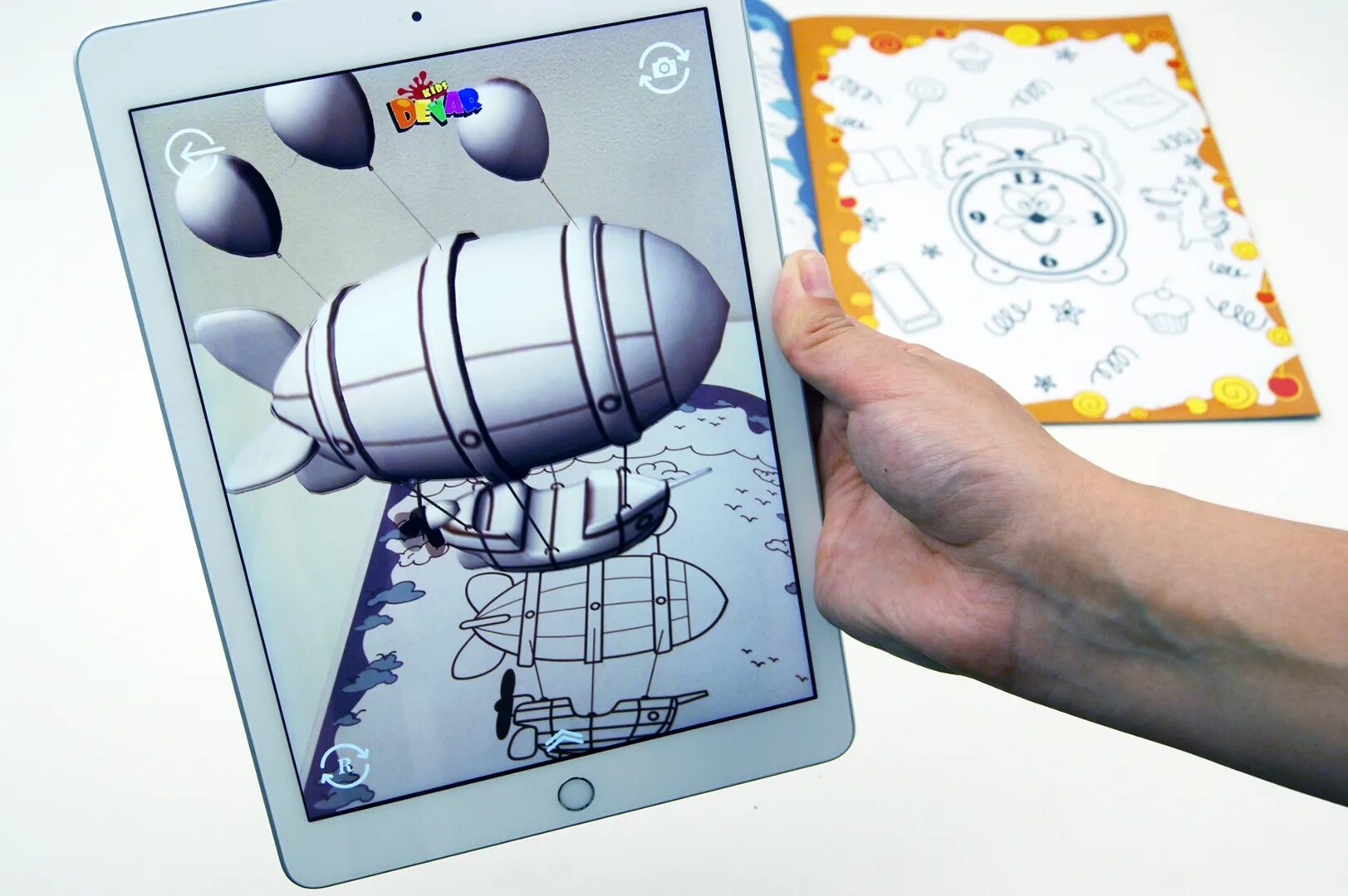 Sweet 3d application coloring page