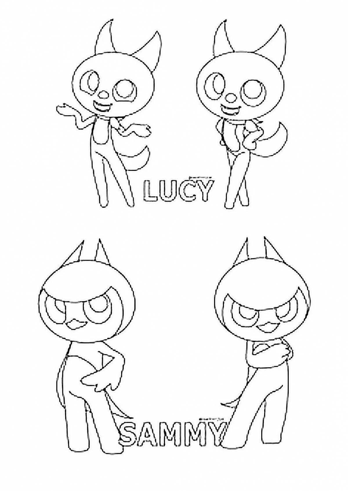 Coloring sweet miniforce x