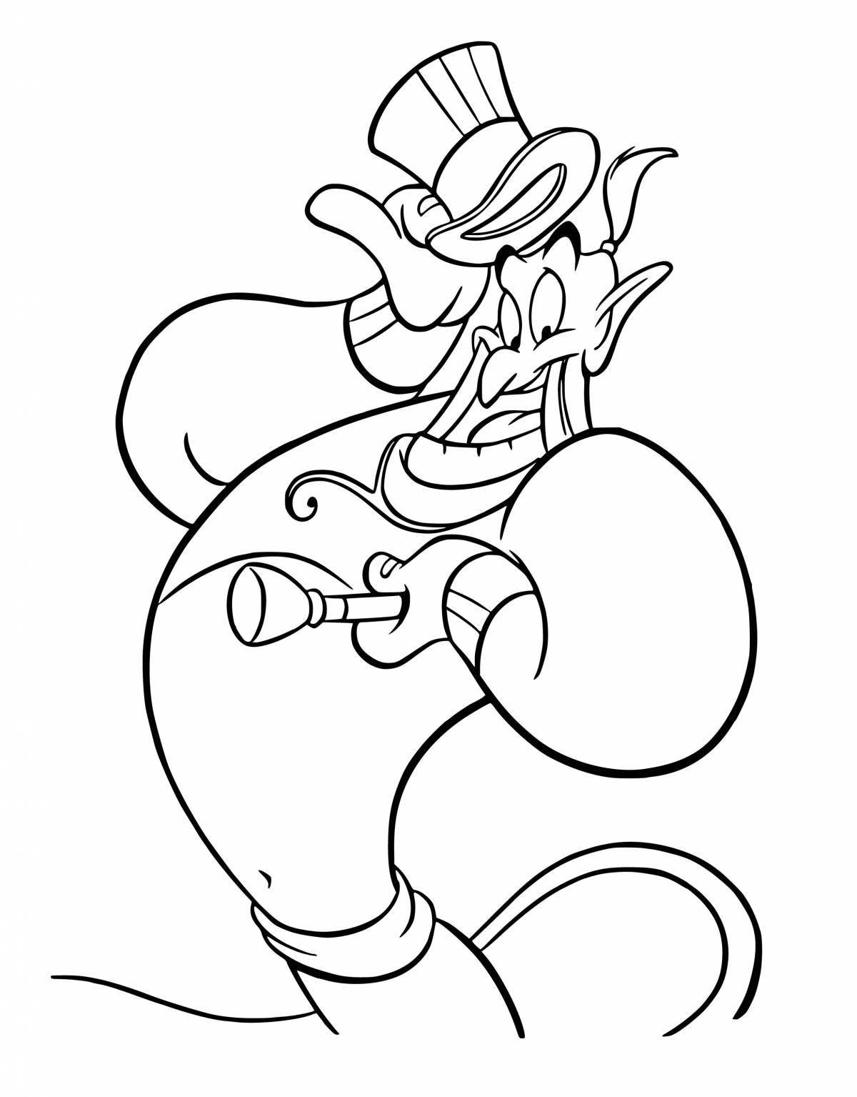Aladdin disney magic coloring book