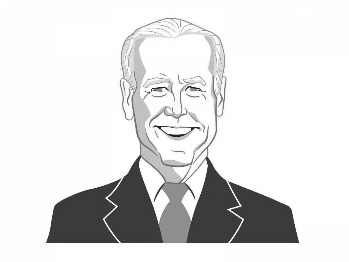 Joe biden's breathtaking coloring book