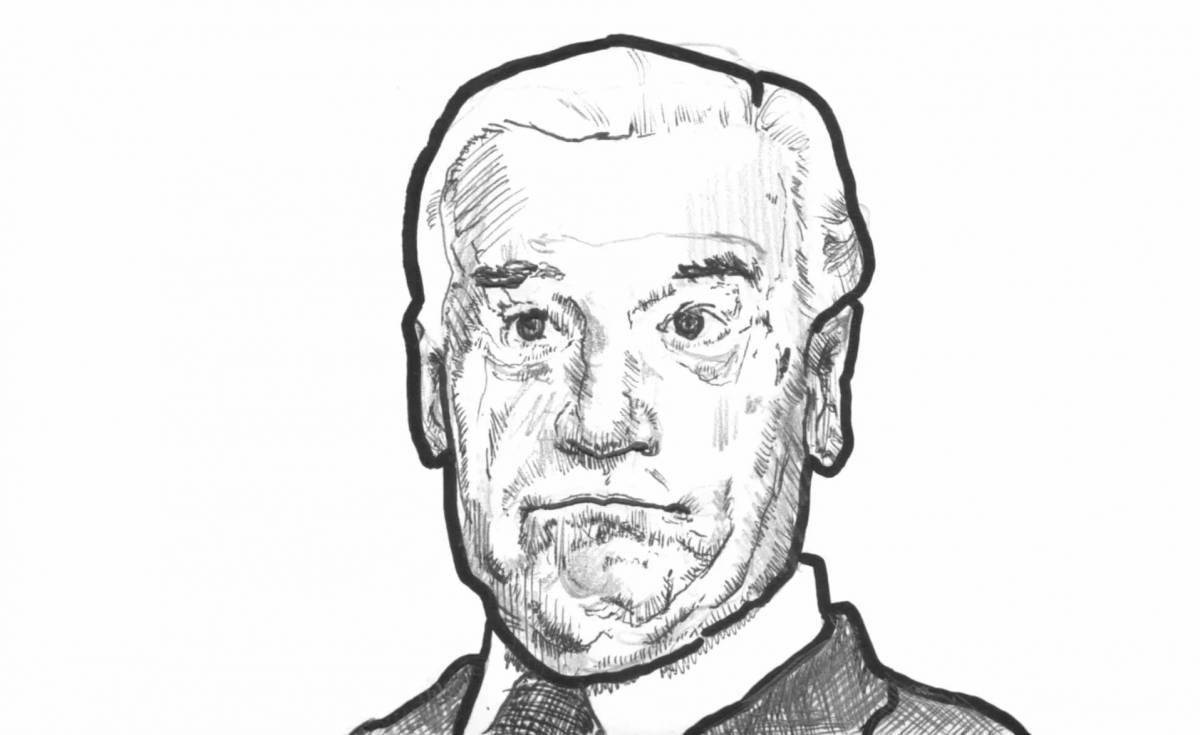 Gorgeous joe biden coloring book