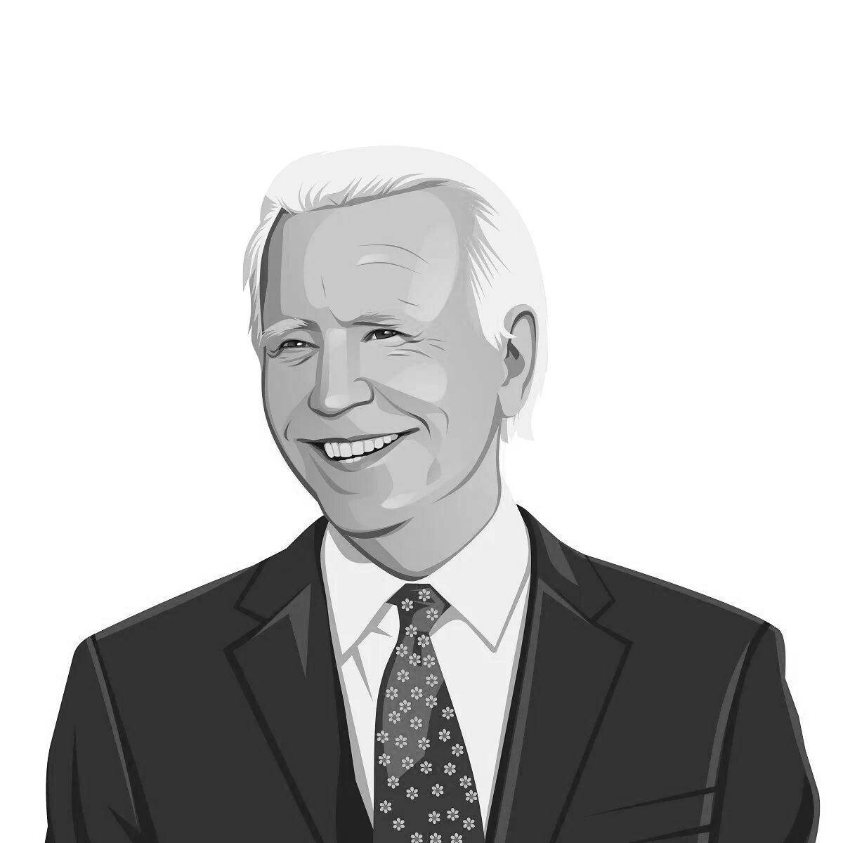 Coloring book fabulous joe biden