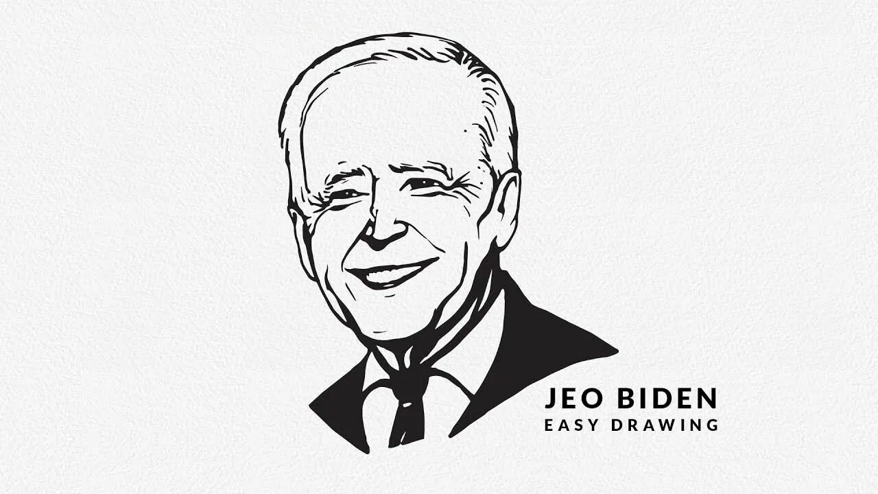 Coloring page funny joe biden