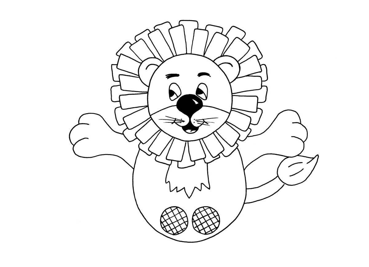 Color-fiesta finger theater coloring page