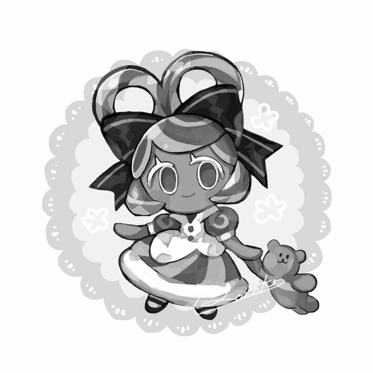 Coloring fun cookie run