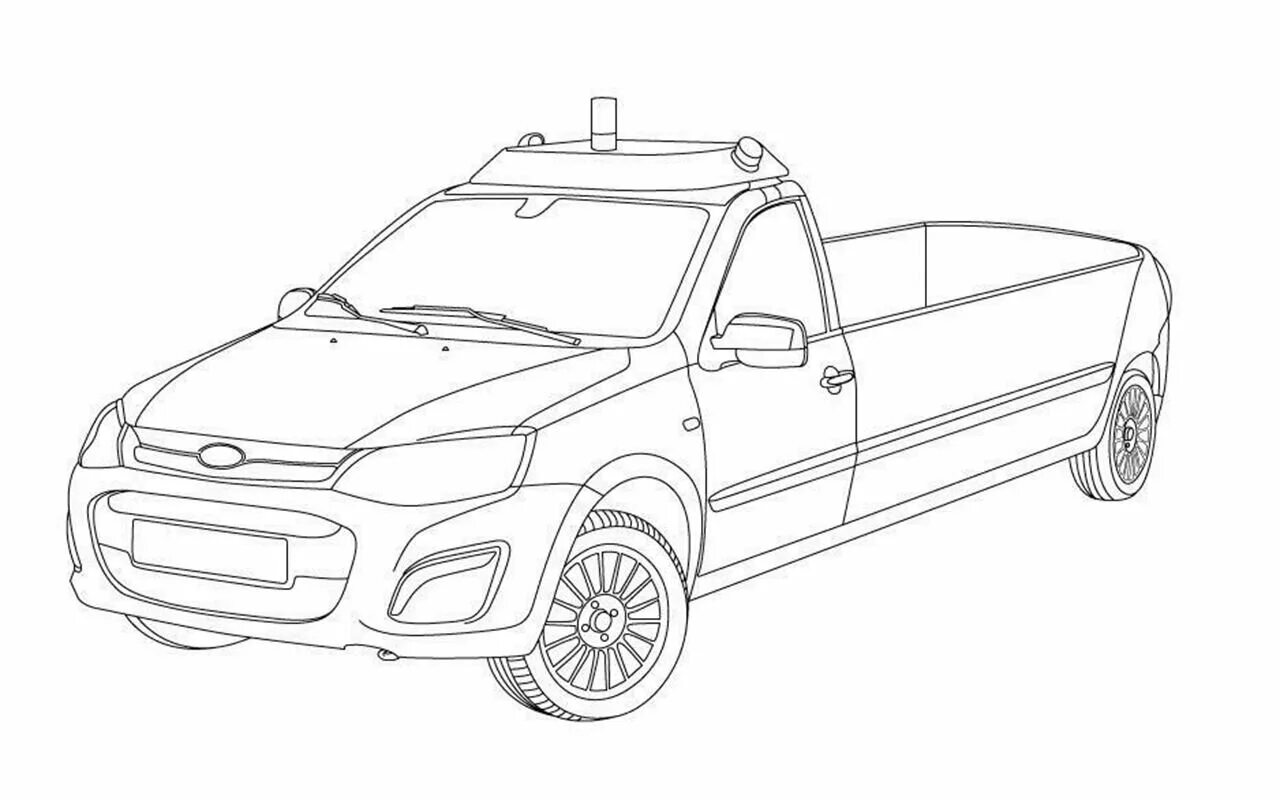 Coloring lada sedan