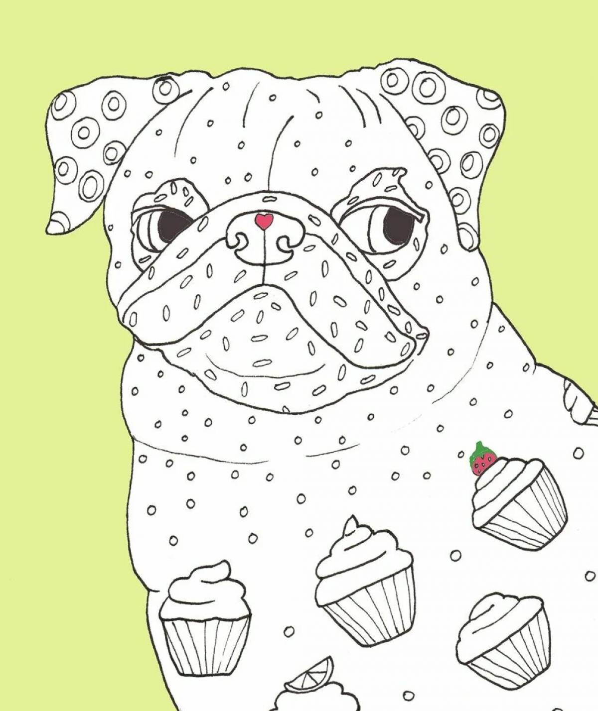 Coloring pj pug playtime