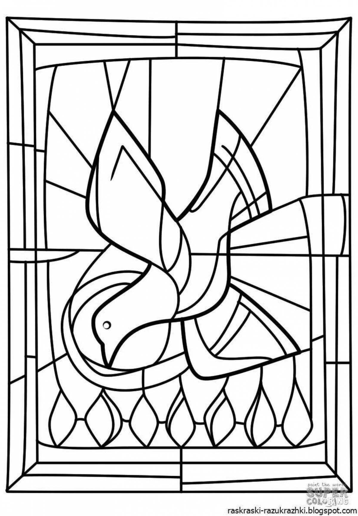 Great stained glass coloring