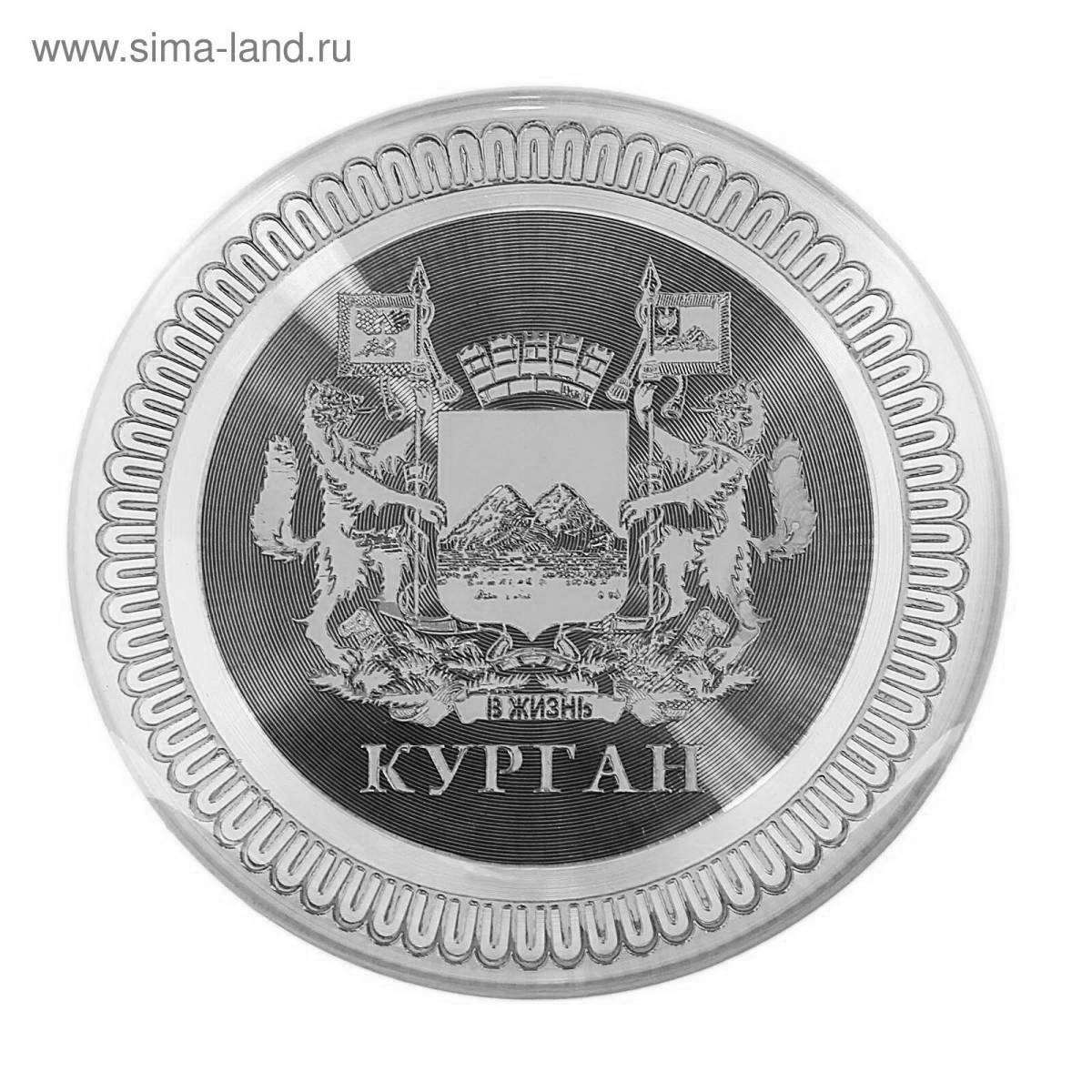 Exquisite coloring barrow coat of arms