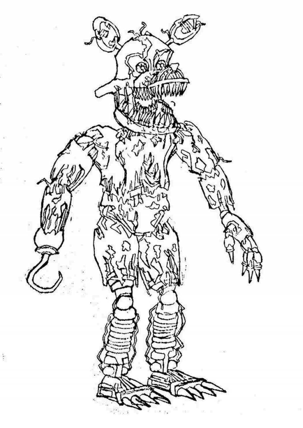 Раскраска Увлекательная раскраска scrap ladder