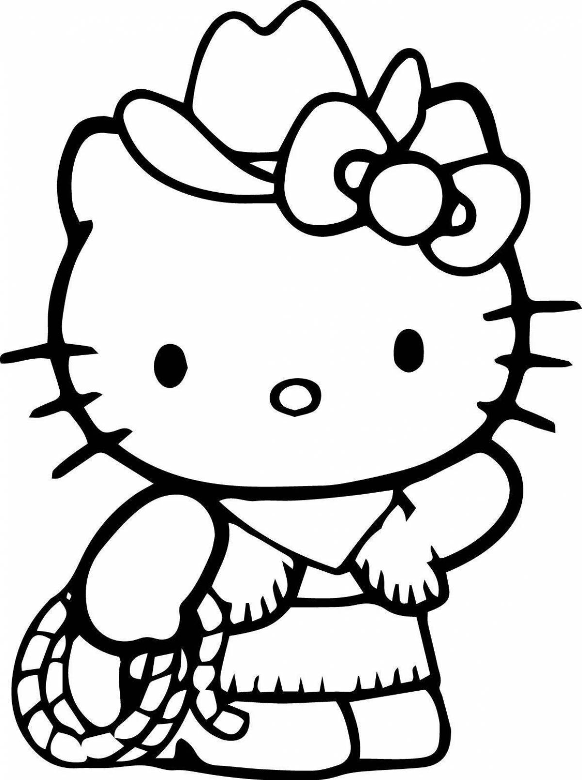 Раскрашенная hello kitty. Раскраска Хелло Китти. Хэллоу Китти раскраска. Раскраски для девочек Хеллоу Китти. Раскраска Хелло Китти принцесса.
