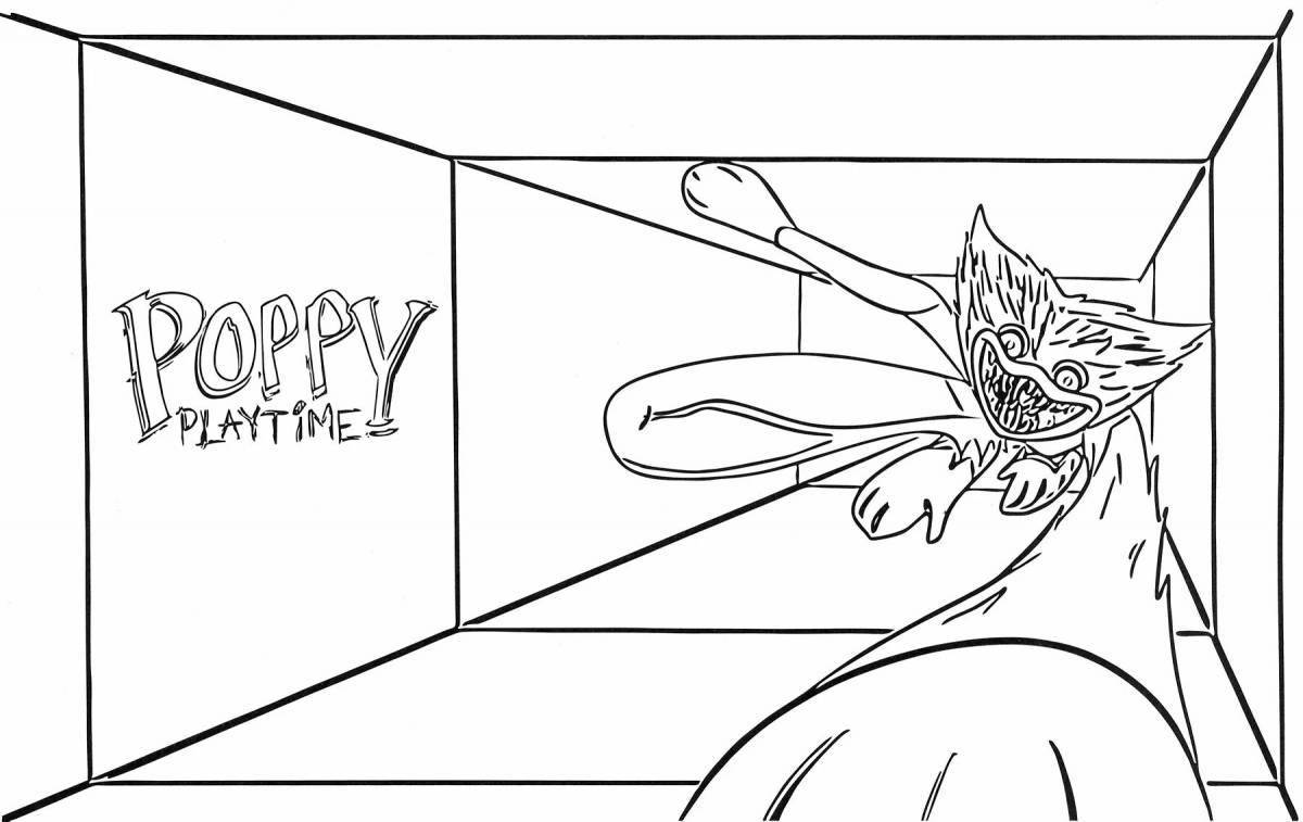 Happy Ponyplay Time Coloring Page
