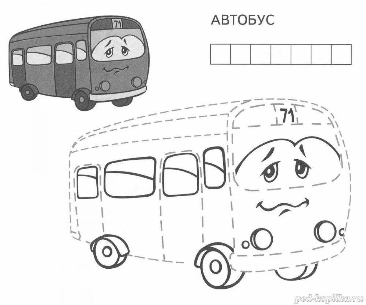 Photo Coloring page marvelous passenger transport