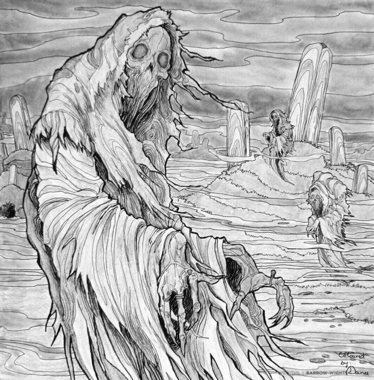 Photo Great tolkien world coloring book