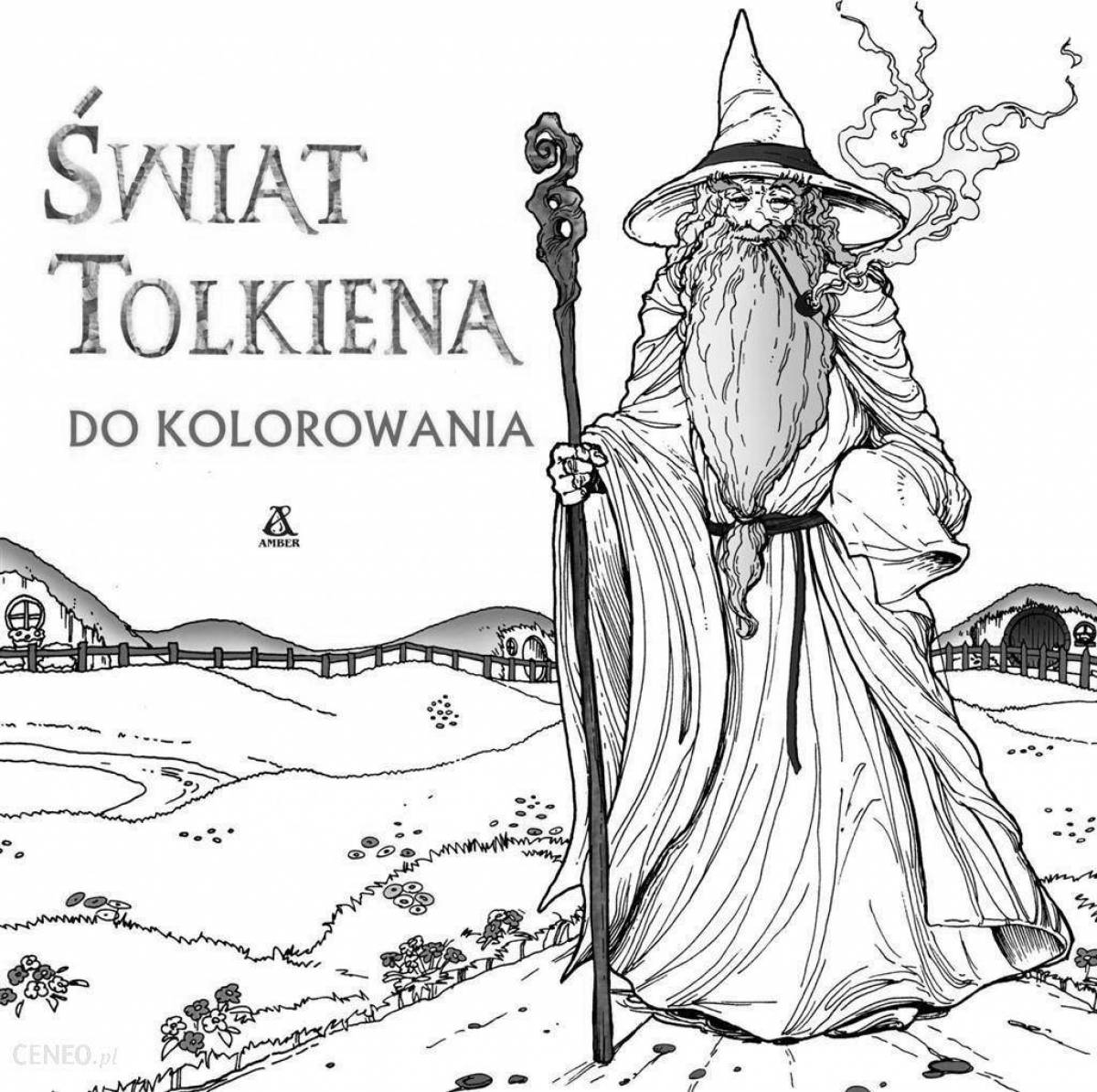 Tolkien's dreamy world coloring book