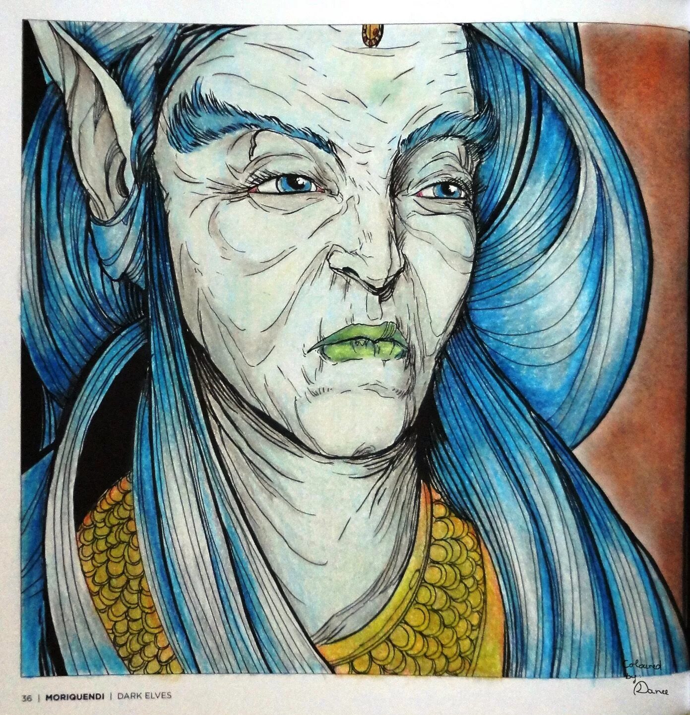 Photo Living tolkien world coloring page