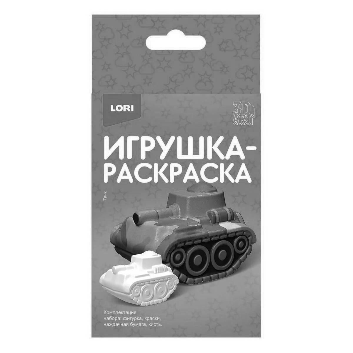 Color-explosive lori toy coloring page