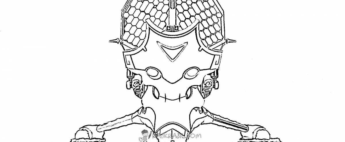 Photo Impressive fading storm coloring book