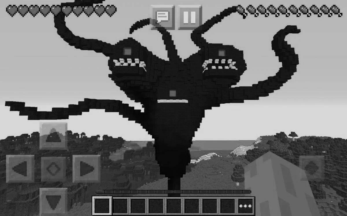 Photo Exotic coloring wither storm