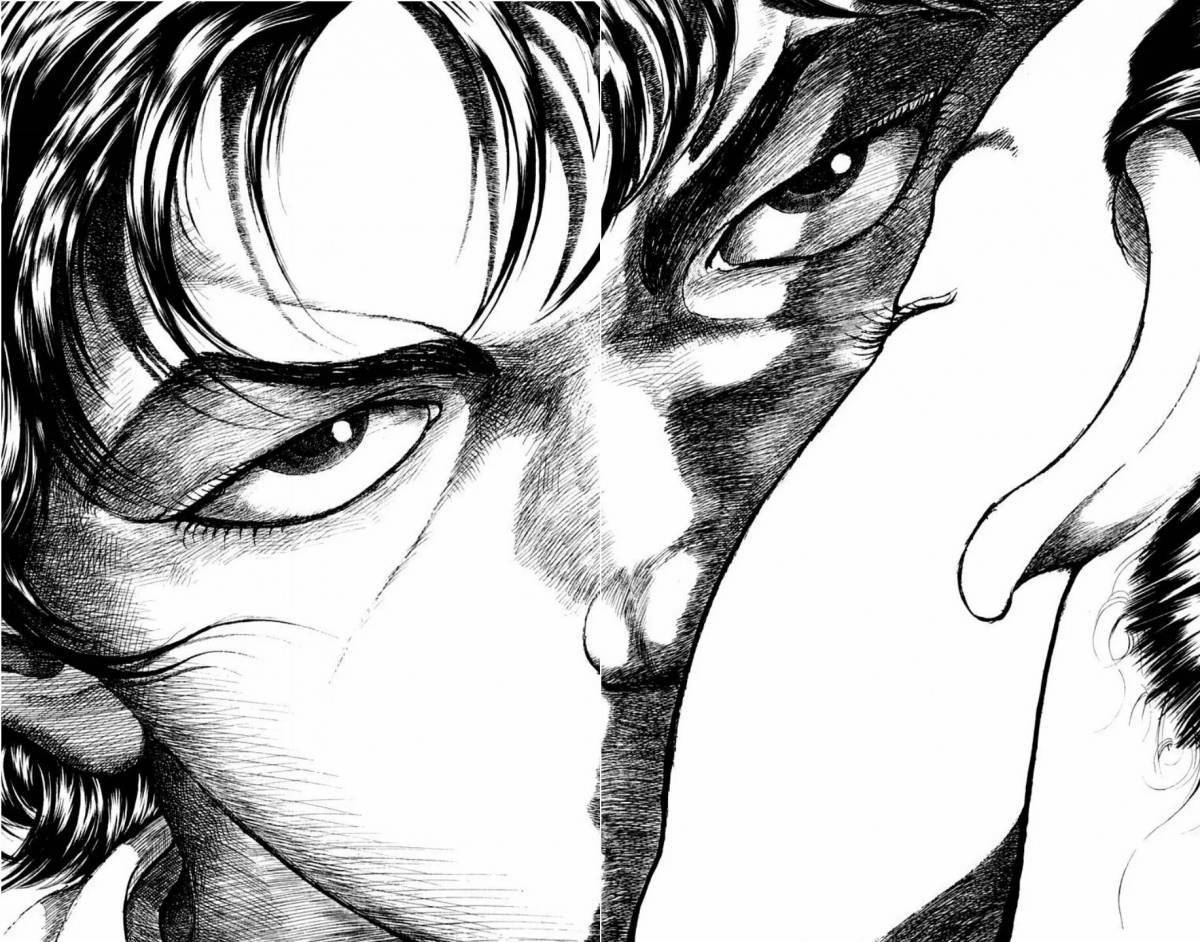 Baki the generous fighter coloring page