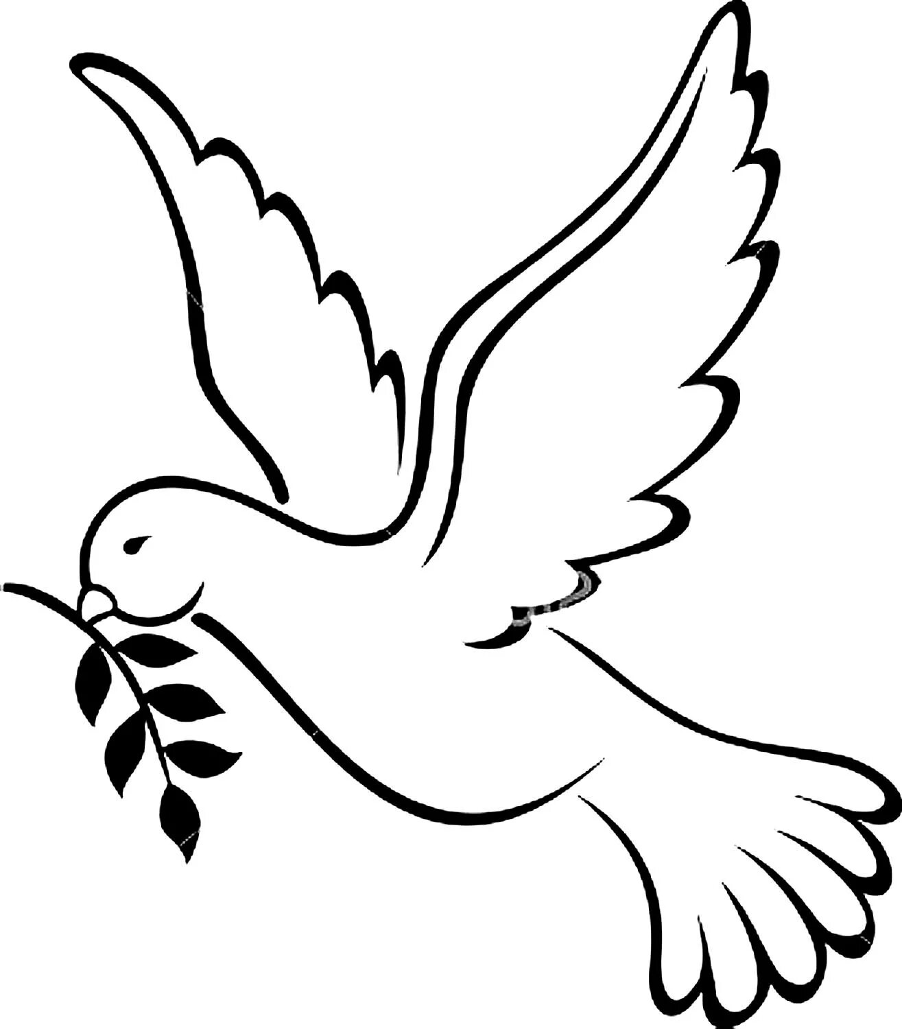 Картина раскраска Белые голуби (BRM25056)