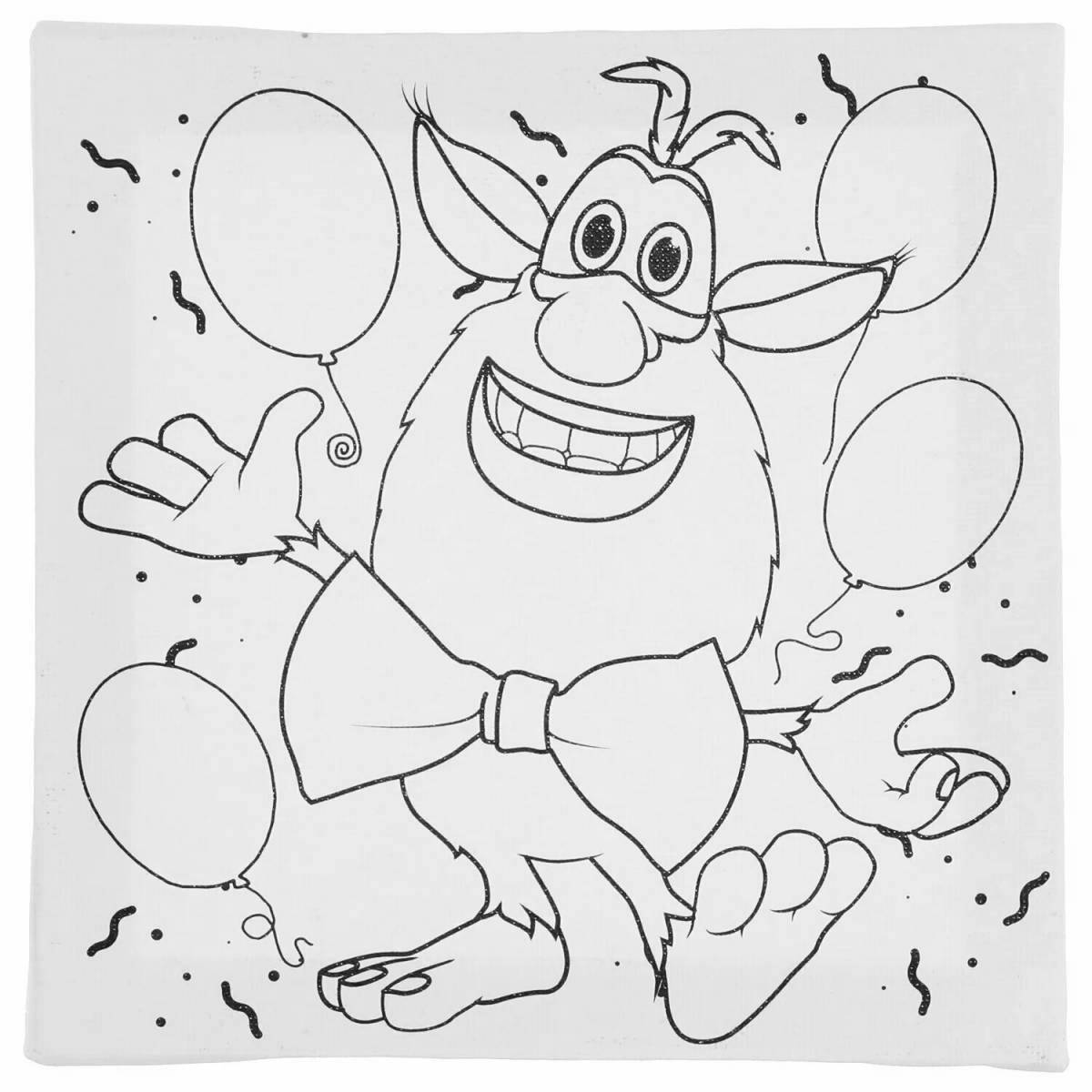 Hubba bubba humorous coloring book