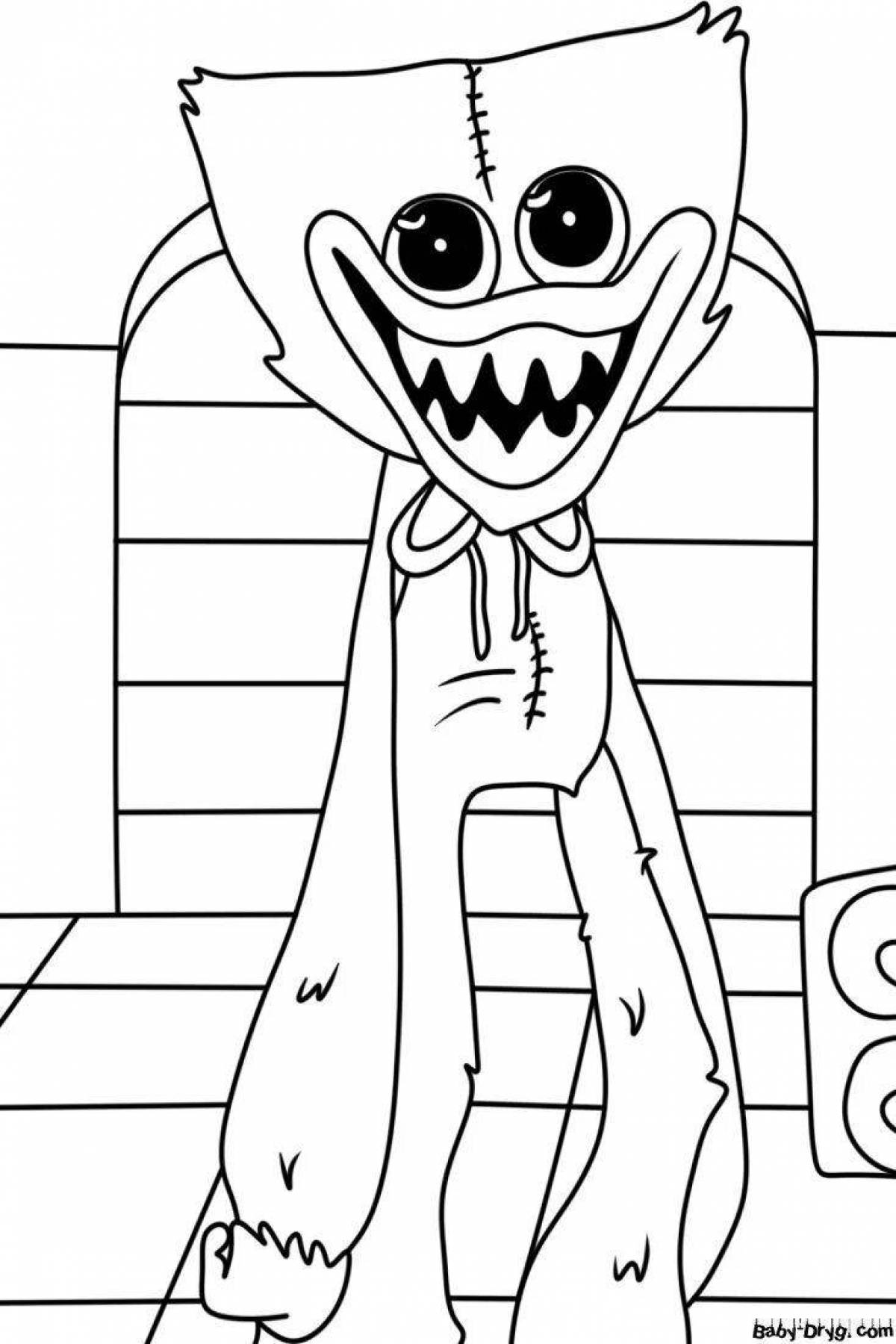 Huggy waggie fun coloring book