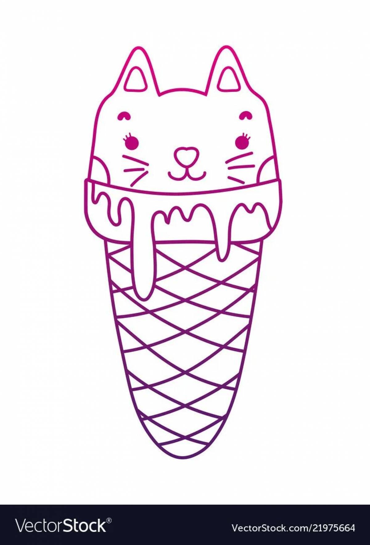 Кот мороженое #7
